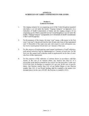 02A SCHEDULES OF TARIFF COMMITMENTS FOR GOODS