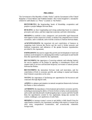 OC PREAMBLE